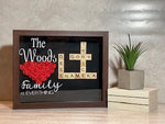 Family Scrabble Shadow Box